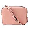 Women Chain Shoulder Bag Adjustable Large Capacity Zipper Vintage PU Shoulder Bag Pink Free Size