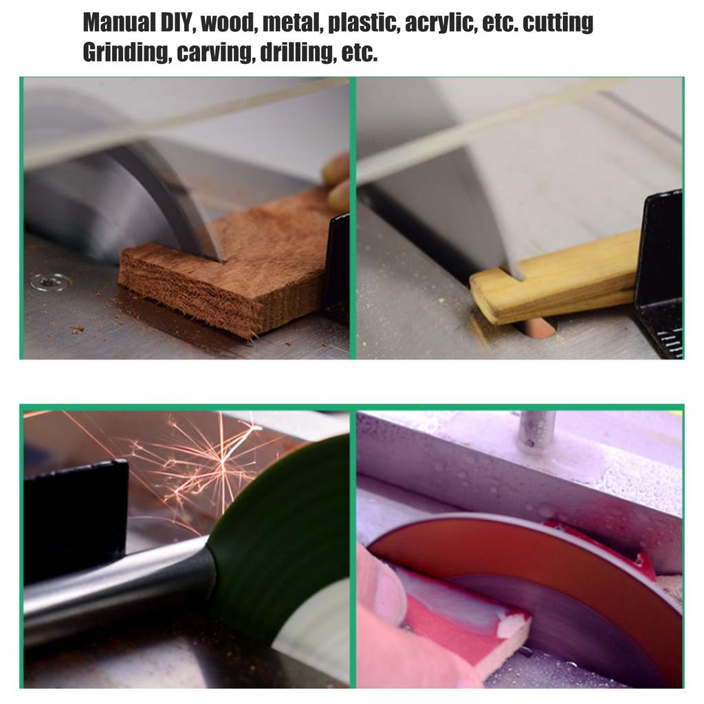 Mini Table Saw DIY Model Accuracy Electric Cutting Machine Adjustable Household Tool DC12-24V