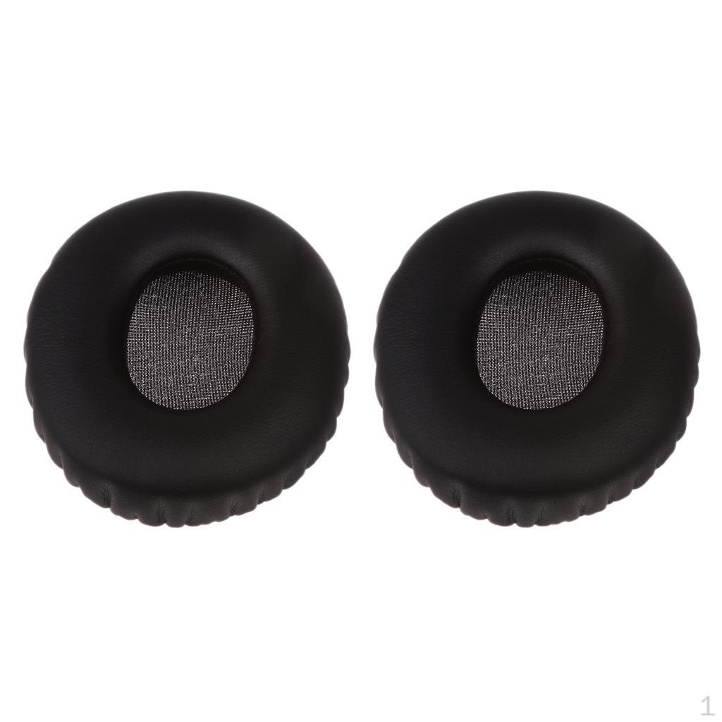 1 Pair Replacement Ear Pads Cushion for MDR-10RC 10RC Headphone Black