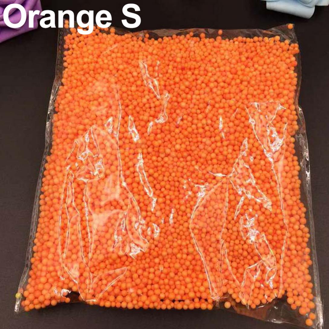 

Orion Круглые мелкие цветные бусины из полистирола для декора или наполнения стеклянных ёмкостей S оранжевый