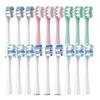 10 bucăți capete de periuță de înlocuire pentru aspirator pentru Usmile Y1S/Y4/U1/U2/U3/P1/P4 Gamă completă moale DuPont Sonic duze de curățare pentru periuță de dinți electrică