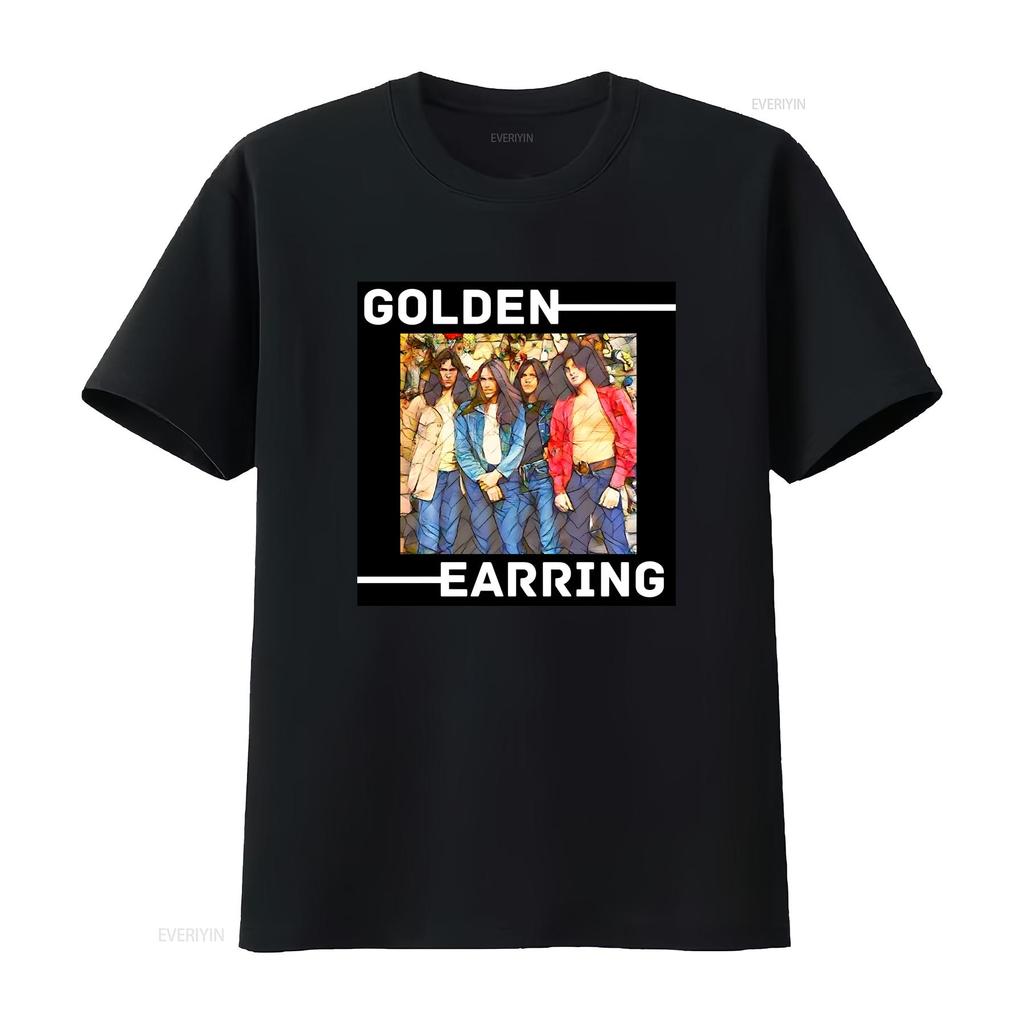 BEST TO BUY Dark Retro Golden Earring Classic Dutch T Shirt S 5XL Vintage Washed Stretched Soft Homme Slightly Unisex