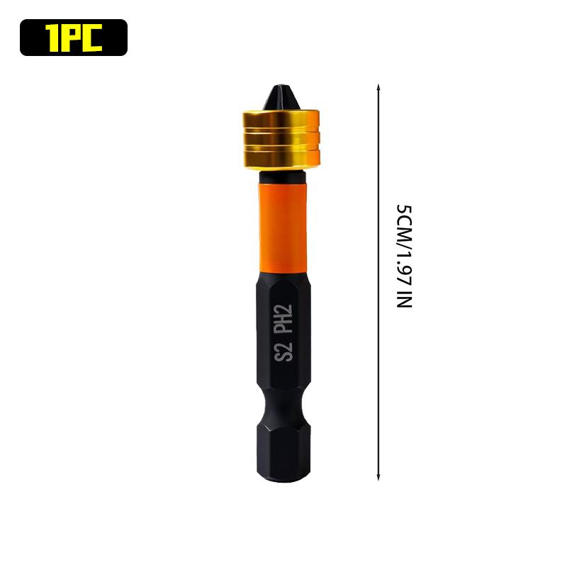 

S2 Alloy Steel Magnetic Phillip Screwdriver Bit Hexagonal Shank High Hardness Metal Iron Woodworking Cutting Drilling Power Tool