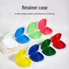 Dental Retainer Storage Box with Vent Holes – Small/Medium Size Aligner or Orthodontic Retainer Case