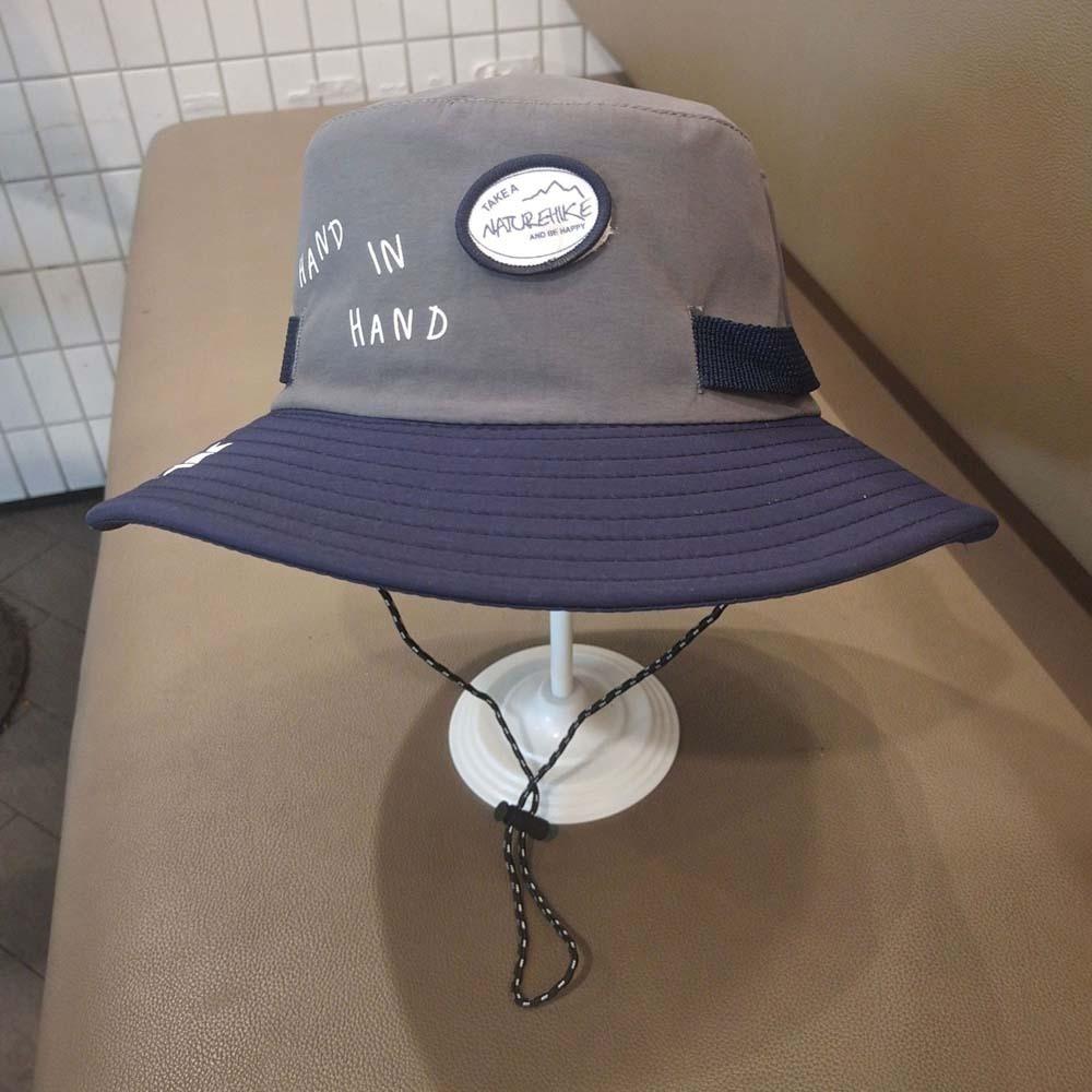 Breathable Kids Bucket Cap Contrast Color Quick-dry Sun Hat Thin Children Fisherman Hat Summer