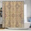Elegant Vintage Floral Shower Curtain Waterproof Bathroom Decor Farmhouse Rustic Pattern Fabric Backdrop for Tub