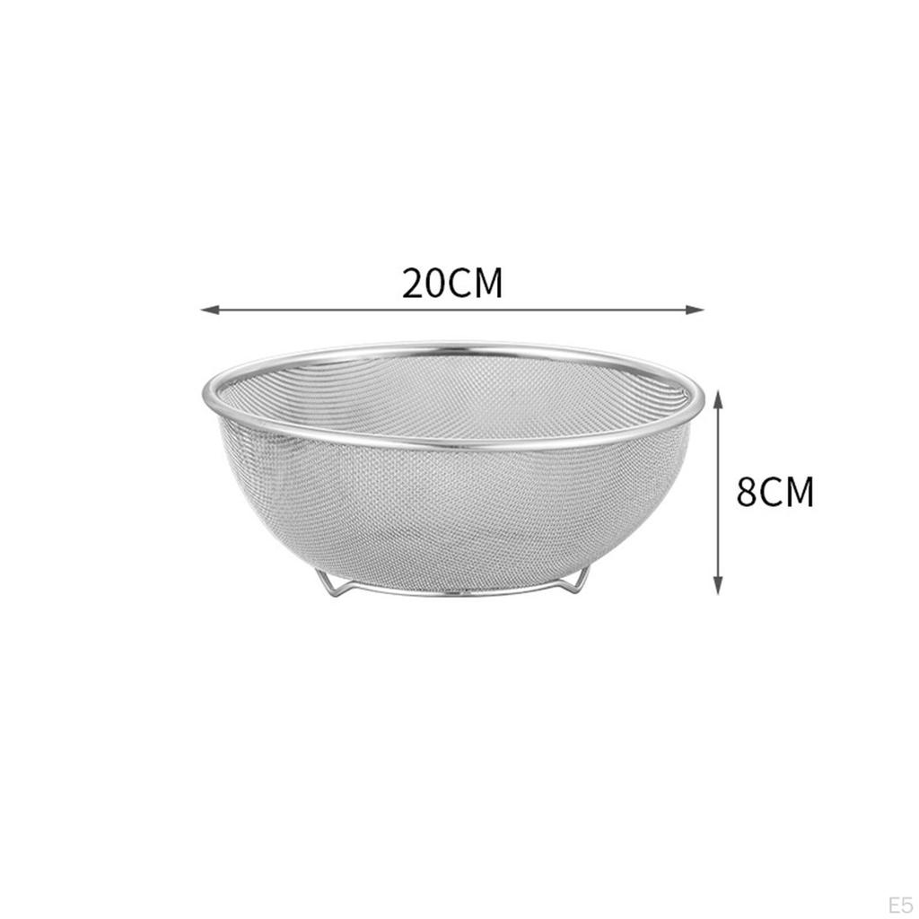 Stainless Steel Strainer Set with Mixing Bowl