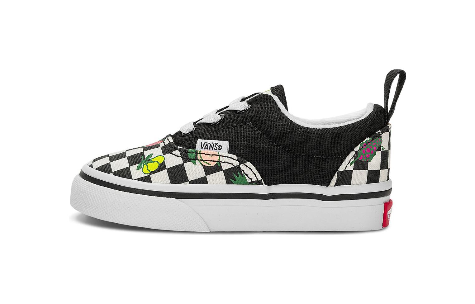 Vans Era Canvas Спортивные Низкие Кеды для Малышей Черный Белый Младенцы и Малыши VN0A5FBRY28 22.5