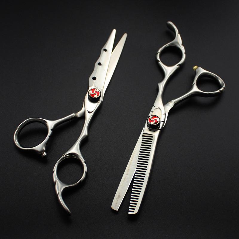 6 '' Matte Haarscheren Set Haarschnitt Effilierschere Friseur Makas Schneidescheren Werkzeuge Friseurschere