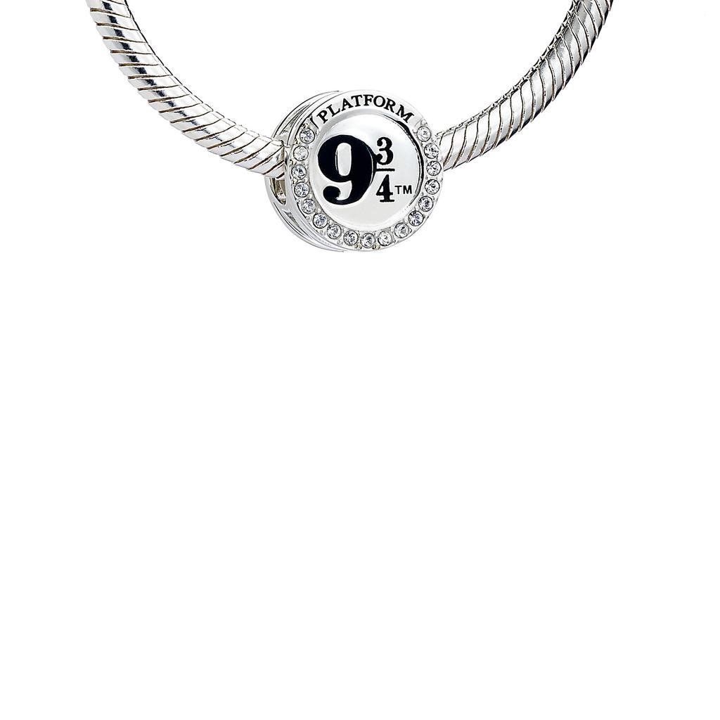 Harry Potter Sterling Silver Platform 9 3/4 Spacer Bead Silver