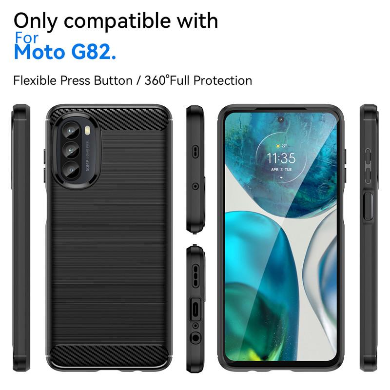For Cover Motorola Moto G82 5G Case For Moto G82 5G Capa Shockproof Bumper Back Shockproof Soft Case For Moto G71S G82 5G Fundas