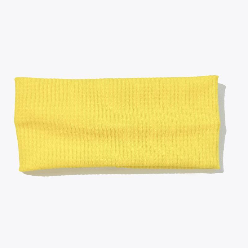 Europäisches & Amerikanisches Mode-Strick-Stirnband mit breiter Krempe für Damen - Koreanischer Stil Yoga & Sport Fitness Haarband