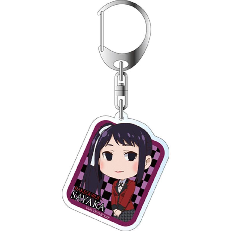 Kakegurui Anime Keychain - Yumeko Jabami & Luna Yumetsuki Acrylic Keyring