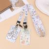 Cute Cartoon Neck Strap Lanyard Card Cover For Student Id Card Teacher Strap Badge Holder Photo Card Diy Hang Rope Keyring
