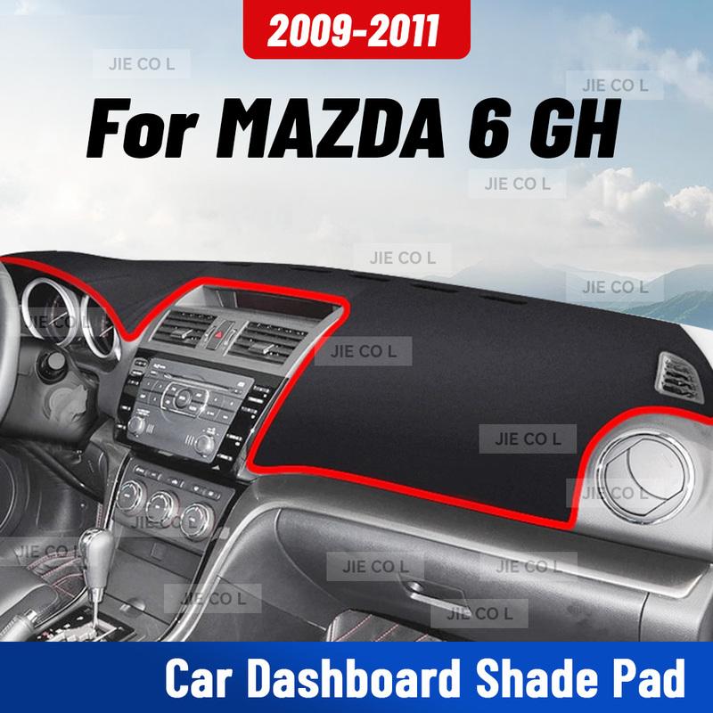 Per MAZDA 6 GH 2009 2010 2011 Tappetino Cruscotto Auto Copri Cruscotto Anti-UV Tappetino Cruscotto Parasole Cuscino Tappeto Accessori Protettivi