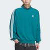 Adidas Originals FW24 ADICOLOR OVERSIZE CREW Sweatshirt Men's Remnant Duck Blue