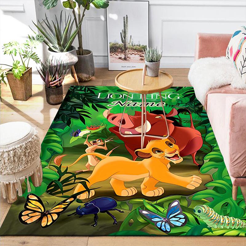 Custom 1Pc Lion Sunset Adventure Rug Office Carpet Indoor Outdoor Entrance Doormat Nonslip Soft And Comfortable Living Room D916103