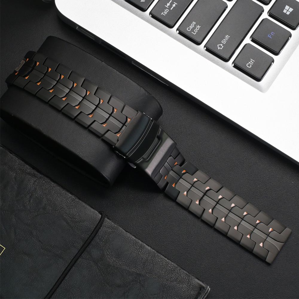 22mm Titanový řemínek pro Huawei Watch GT6 GT5Pro 46mm Ultimate 4 4Pro Kovový pásek Pro Samsung Galaxy Watch 46mm pro Seiko Náramek