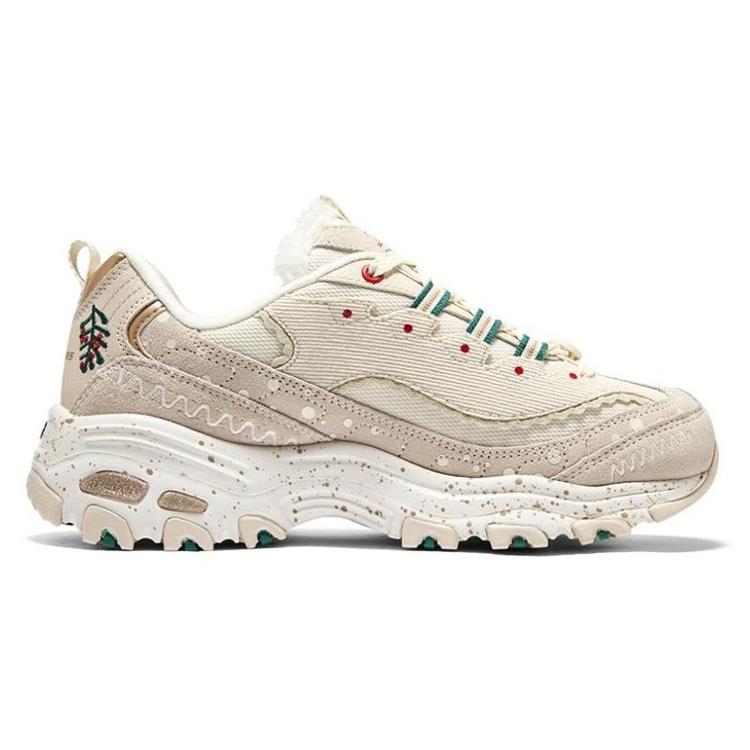 Skechers DLITES 1.0 Dámské ležérní tenisky Nízké tenisky pro tátu Síťovina Kůže Pohodlné Trendy 149257-OFWT