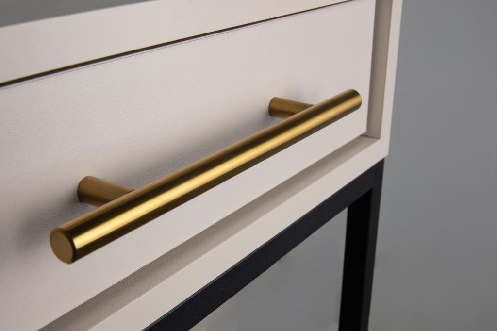 10 X Furniture Handle Railing 96 Mm Gold
