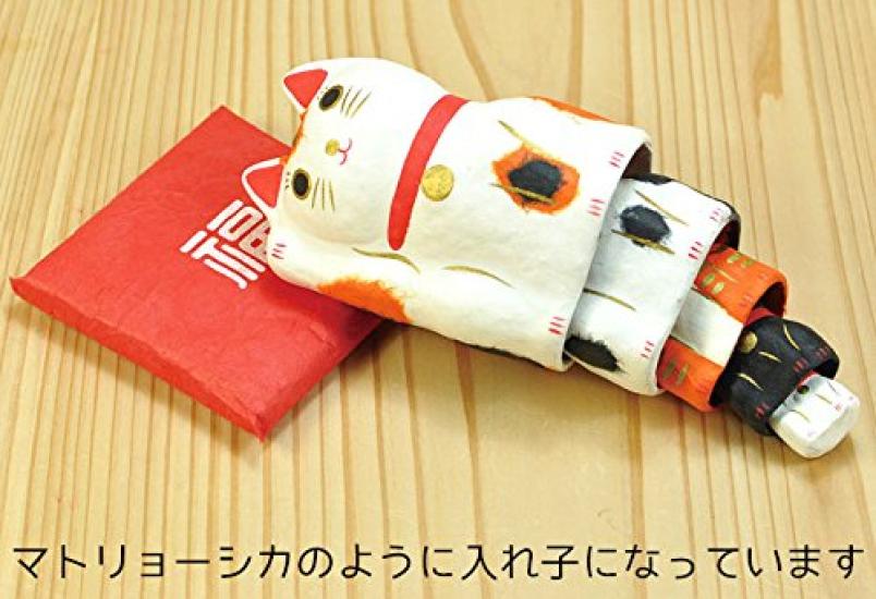 Yamako Hariko Deer Beckoning Cat Pattern 89598