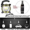 Portable Battery COB LED Work Light - Hand Flashlight for Outdoor Tent Camping (Handle Included, Battery Not Included)