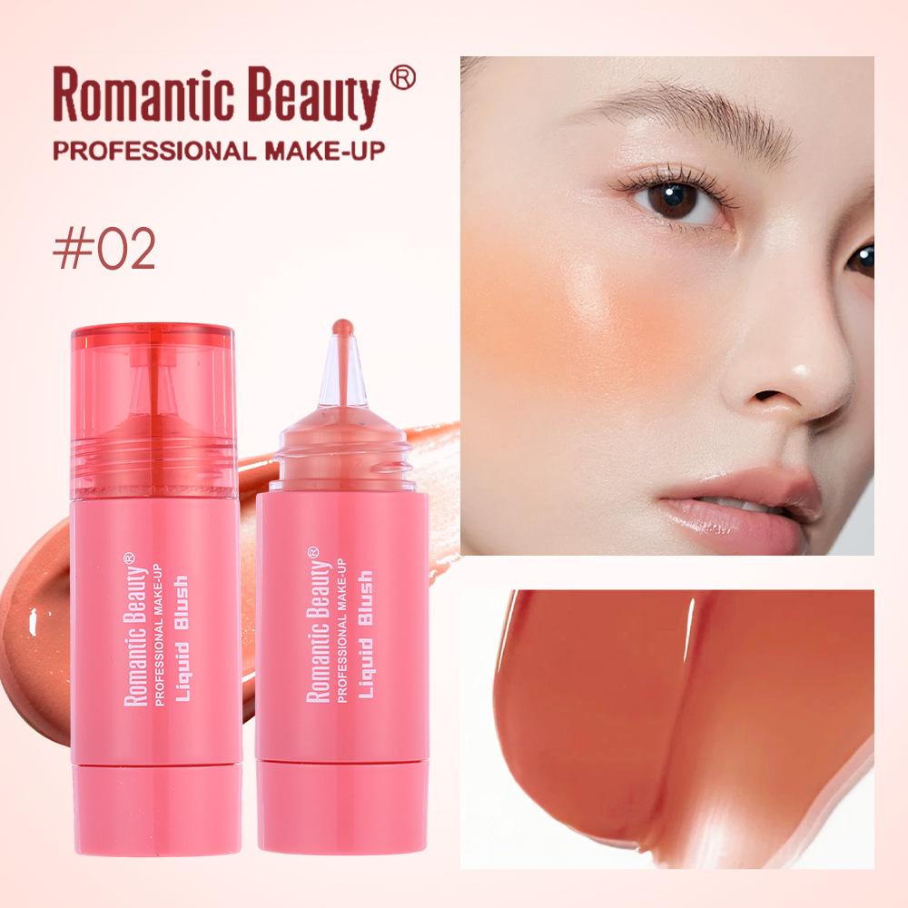 Liquid Blush Matte Pink Rouge Multi-Use Makeup Long-Lasting Easy To Color Beauty