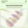 Children's and Adult Professional Guzheng Golden Cicada Double-Sided Curved Plectrum