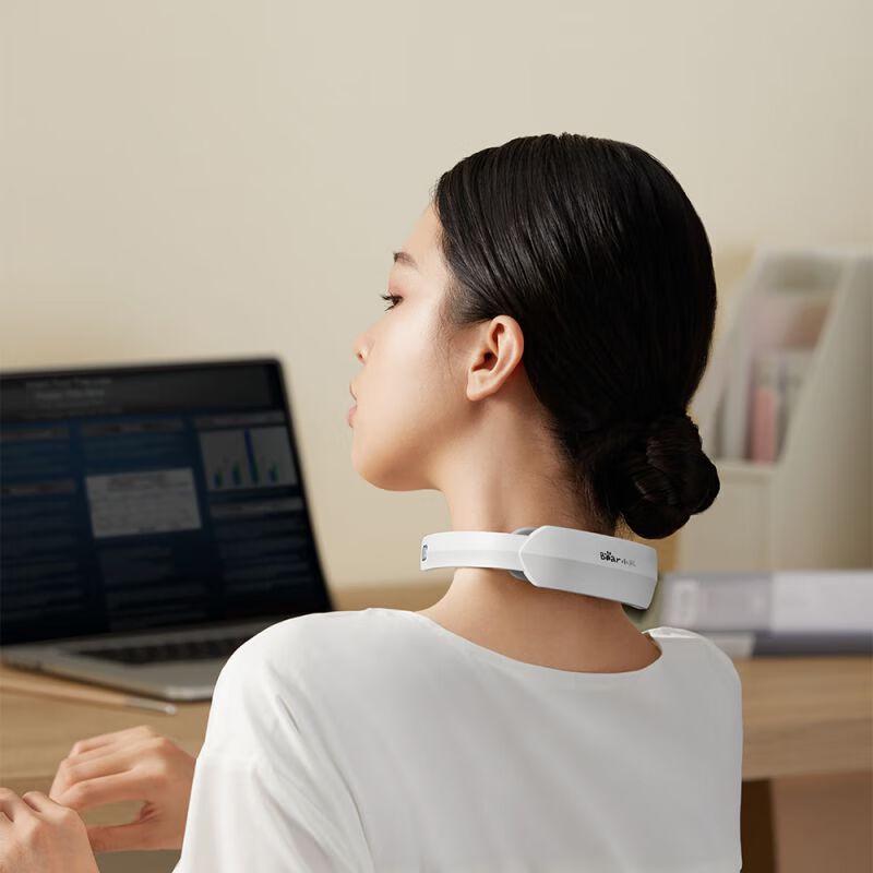 Bear Cervical Spine Neck Massager with Heat and Pulse Therapy CN Plug (adapter Included)