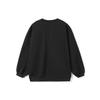 Li Ning Training Series Rhinestone Logo Loose Fleece Warm Sports Hoodie Women hoodies Black AWDRD44-2