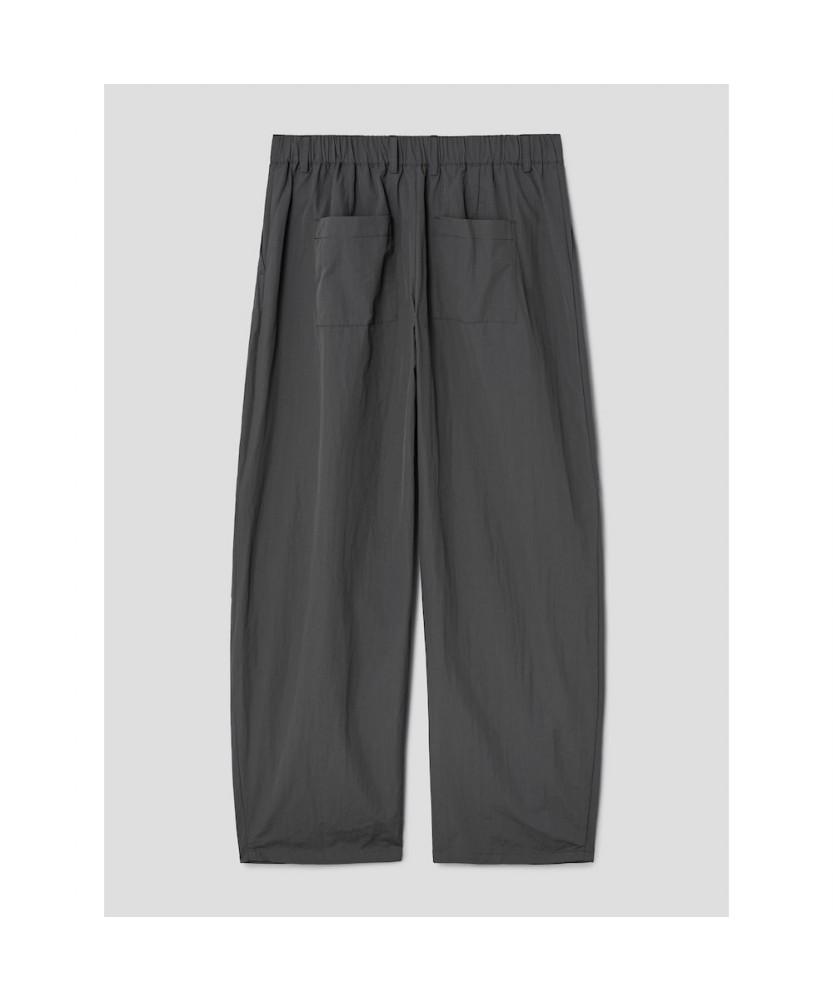 8SECONDS Nylon Wide Balloon Elastic Waist Pants Ash