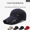 Men's Long Brim Summer Baseball Cap: Outdoor Sun Protection for Fishing & Mountaineering