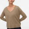 Fine Knit V-neck Sweater Breeze Mermaid Woman