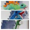 Creative T-rex Plush Toy In Dinosaur House Theme For Christmas Gift
