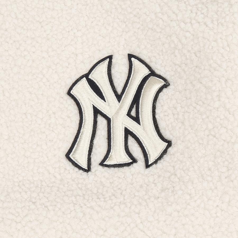 New MLB Velvet Jackets Unisex White 31JPF3111-50B