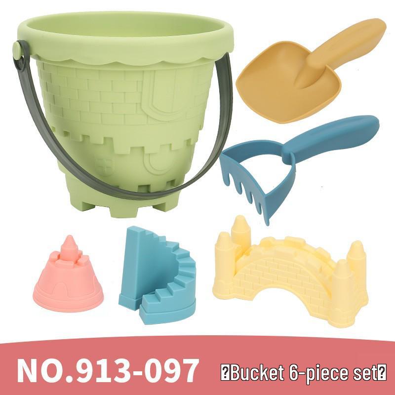 Xinhang Children's Beach Sand Toy Set: Bucket, Shovel, and Tools