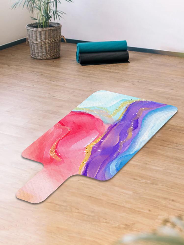 Mata do Pilatesu Reformer Absorbuje Pot Pilates Zamsz Guma Mata do Jogi Antypoślizgowa Pokrowiec na Pilates Reformer do Treningu Równowagi