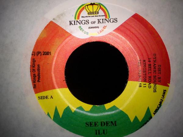 

7inch Record I LUE JAH CUTTER See Dem Jah Love Me NONE Kings of Kings 2001 Jamaica Reggae Ska Dub Used