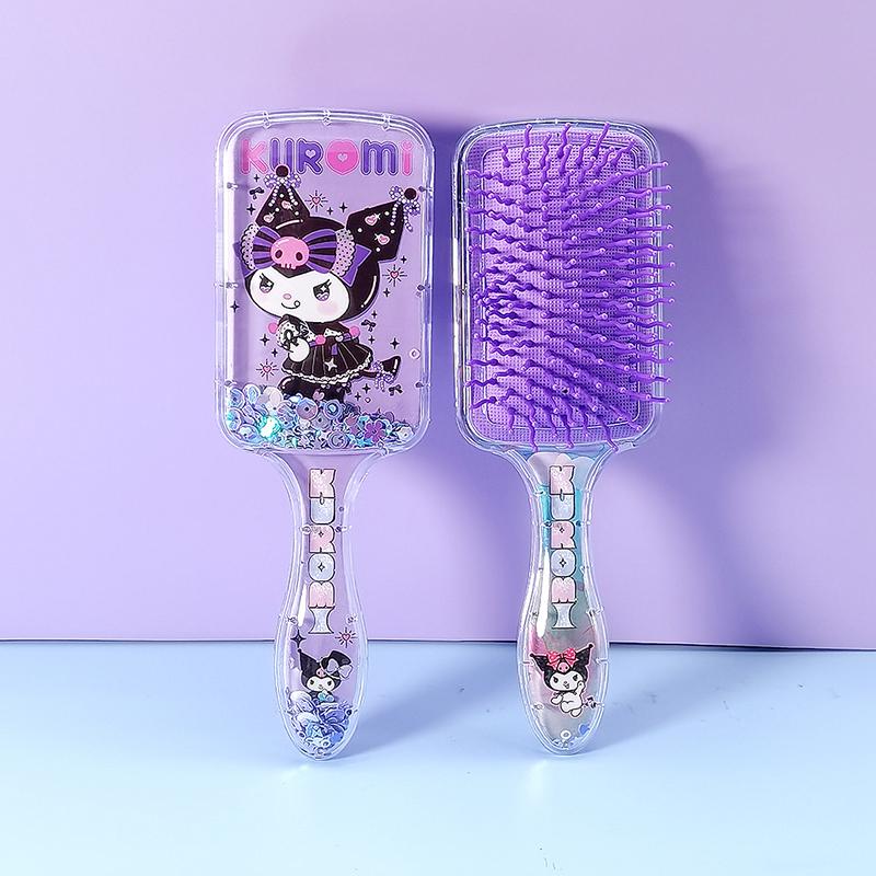 Kawaii Sanrio Kuromi Air Cushion Massage Combs My Melody Cinnamoroll Comb Hair Brush Hairdressing Tool Girls Gift