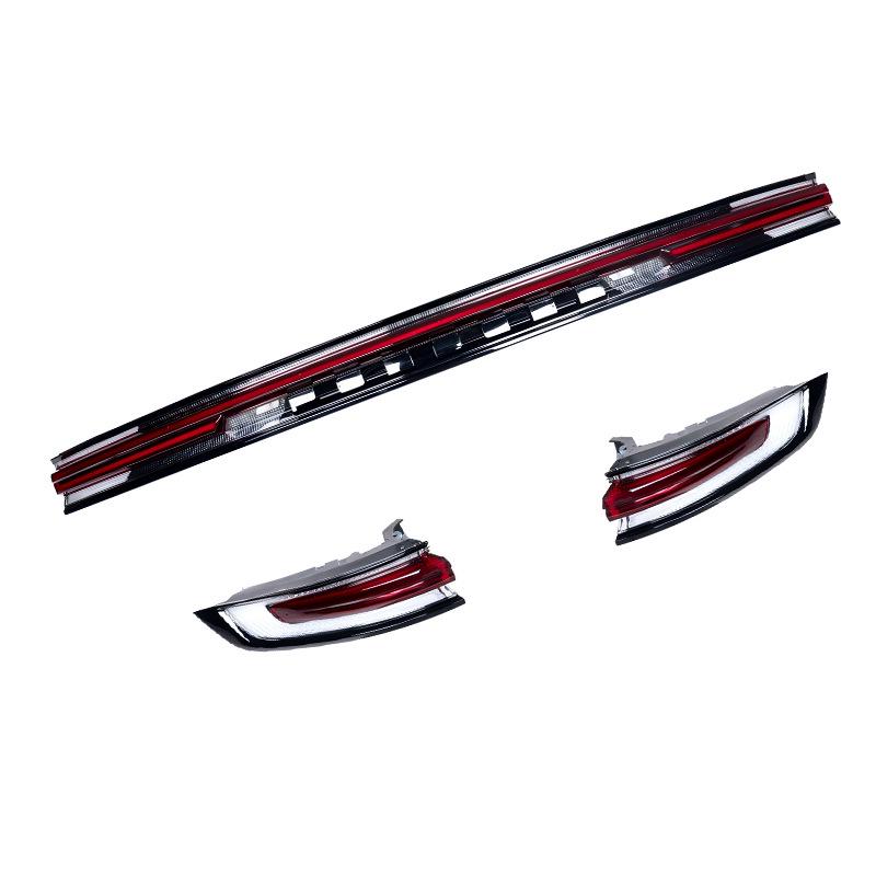 Porsche Cayenne 2024-2025 Model Taillight - Red Base, Non-Flowing Water