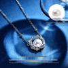 Retro French Luxury Freshwater Pearl Necklace with S925 Silver Branch Design for Women