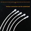 Motorcycle Electric Ultra High Pressure High Temperature Double Layer Stainless Steel Braided Teflon Hose Brake Oil Pipe