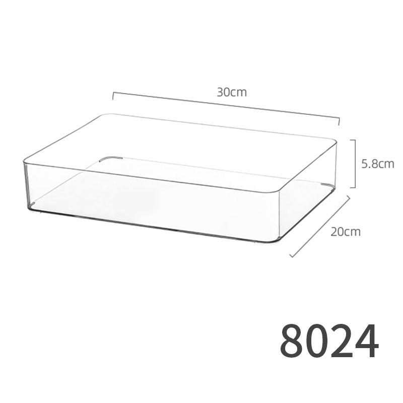 Cajón de Escritorio Transparente de Acrílico con Divisor