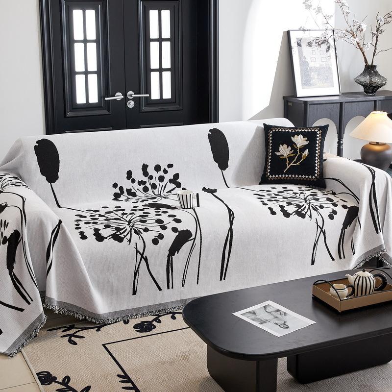 Bankhoes Handdoek Scandinavische Instagram Stijl All-Inclusive Volledig Bedekt Bankhoes Vier Seizoenen Universeel Antislip Universele Bankhoes 180*150cm