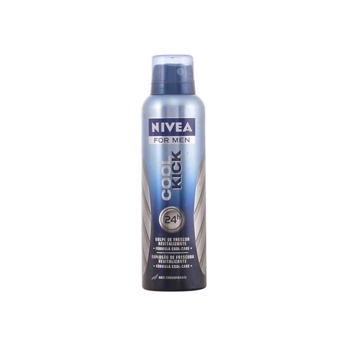 Déodorant - NIVEA FOR MEN - MEN COOL KICK - 200 ml - Sans alcool - Soin du corps