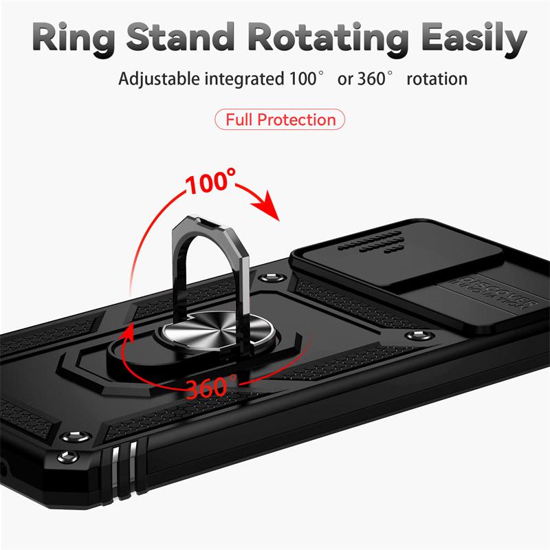 Full Cover For Lenovo K15 Plus Case For Lenovo K15 Plus Bumper Push Window Magnetic Phone Holder Case For Lenovo K15 Plus Case