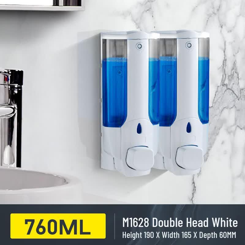 Morton M-1628 Wall-Mounted Double Soap Dispenser