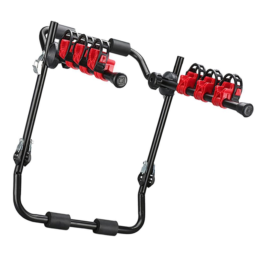 Car Bike Carrier Iron Strong Bearing Car Tail Bike Rack for SUV MPV Camping Travel