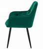 Jork Chair - Dark Green Velvet / Black Legs X 2