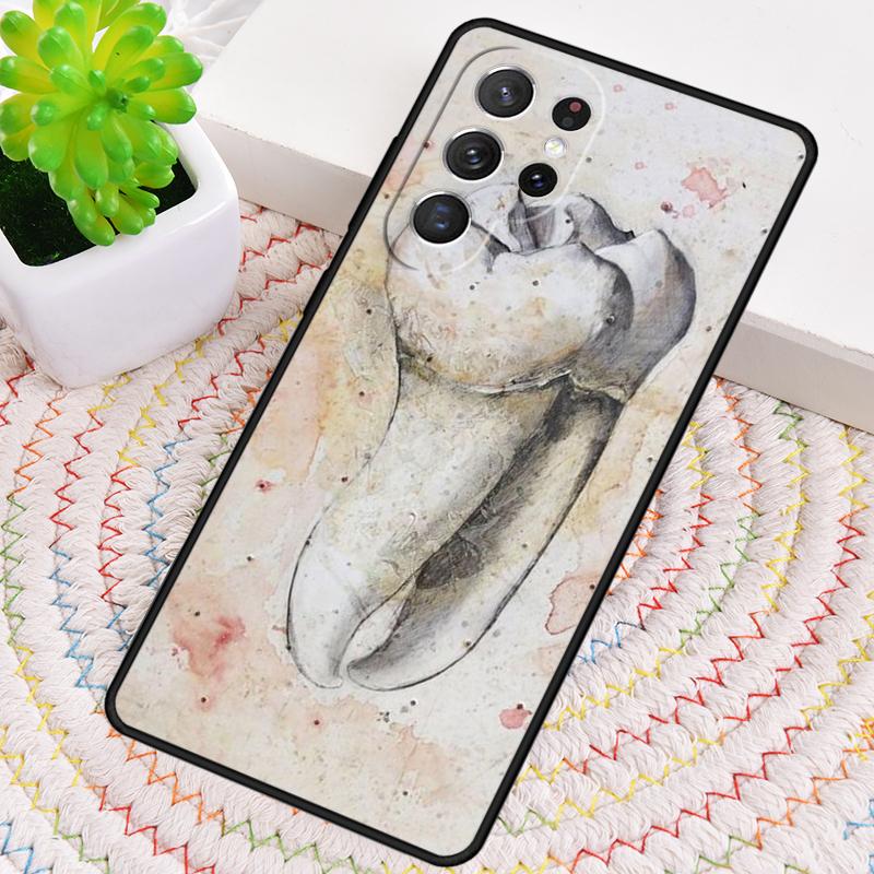 Cute Dentist Teeth Phone Case for Samsung Galaxy note 10 pro S26 Ultra S23 S24 FE S25 S21 S22 PLUS shockproof Cove